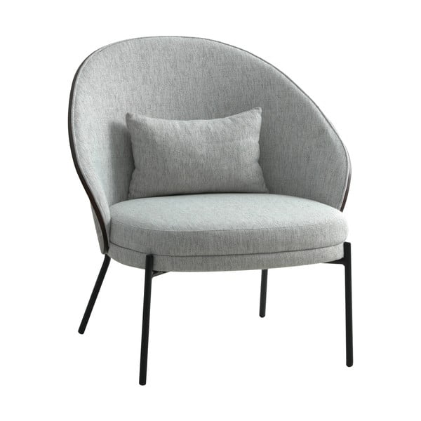 Világosszürke fotel Canelas – House Nordic