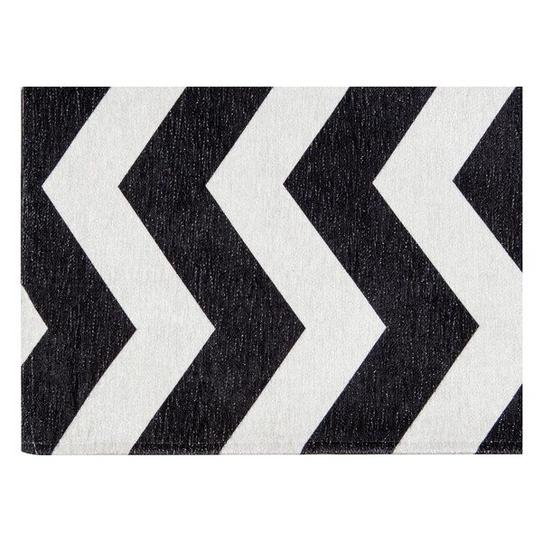 Optical Black White rendkívül ellenálló konyhai futószőnyeg, 130 x 190 cm - Webtappeti-image-4