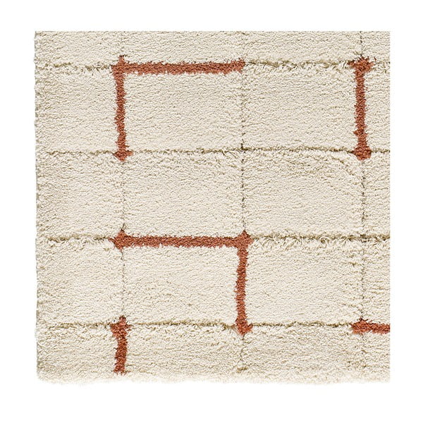 Téglavörös-krémszínű szőnyeg 200x290 cm Brenda – Universal-image-3