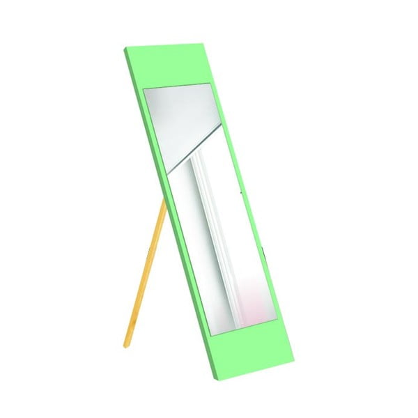 Concept álló tükör zöld kerettel, 35 x 140 cm - Oyo Concept