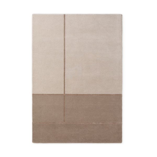 Barna-krémszínű gyapjúkeverék szőnyeg 200x290 cm Presilda – Villeroy&Boch
