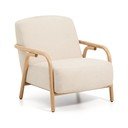 Bézs zsenília fotel Sylo – Kave Home