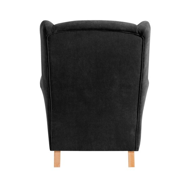 Lorris fekete füles fotel - Max Winzer-image-3