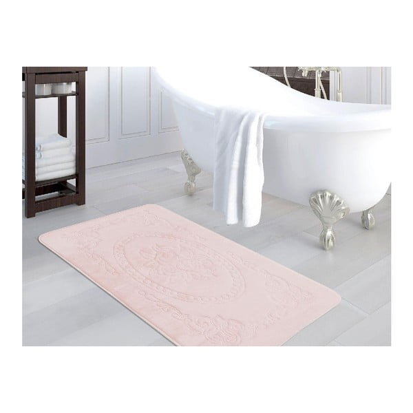 Rózsaszín fürdőszobai szőnyeg, 80 x 140 cm - Madame Coco