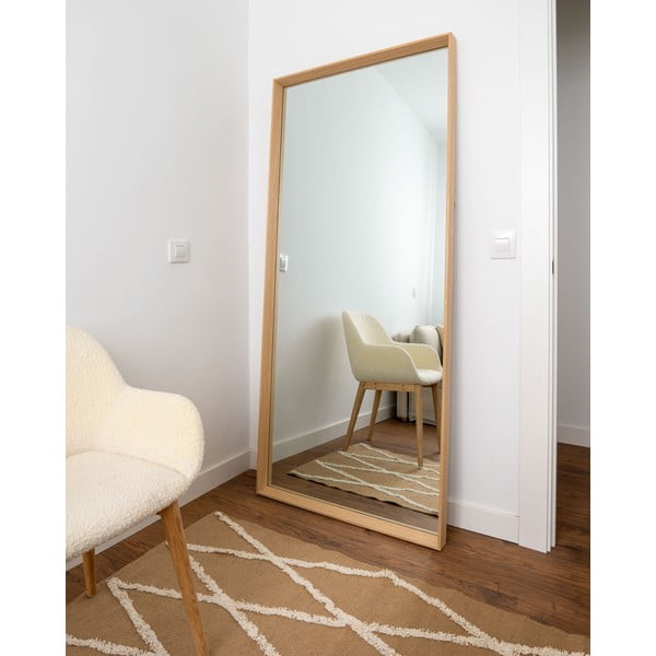 Fali tükör 80x180 cm Nerina Natural – Kave Home-image-1
