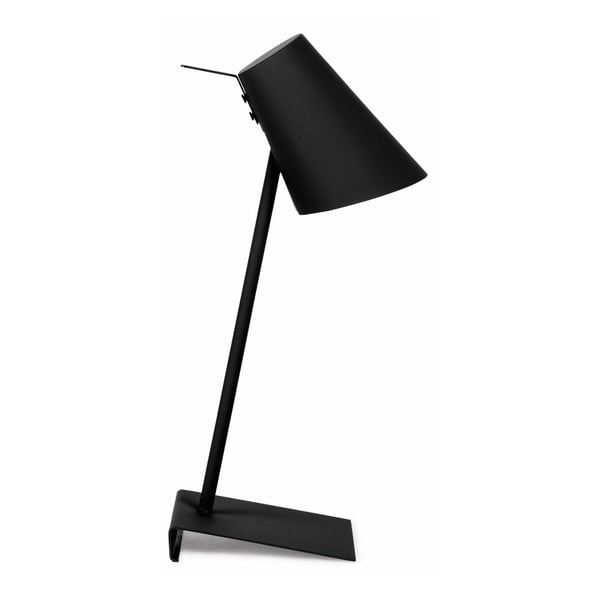 Fekete asztali lámpa fém búrával (magasság 54 cm) Cardiff – it's about RoMi