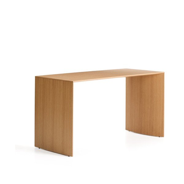 Íróasztal tölgyfa dekorral 60x140 cm Litto – Kave Home