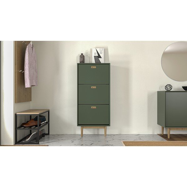 Zöld billenő ajtós cipőtartó Svea – Tenzo-image-4