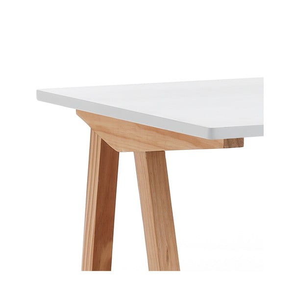 Íróasztal fehér asztallappal 60x120 cm Mak – Tomasucci-image-2