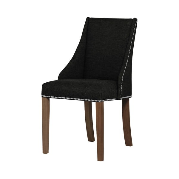 Patchouli fekete bükk szék sötétbarna lábakkal - Ted Lapidus Maison