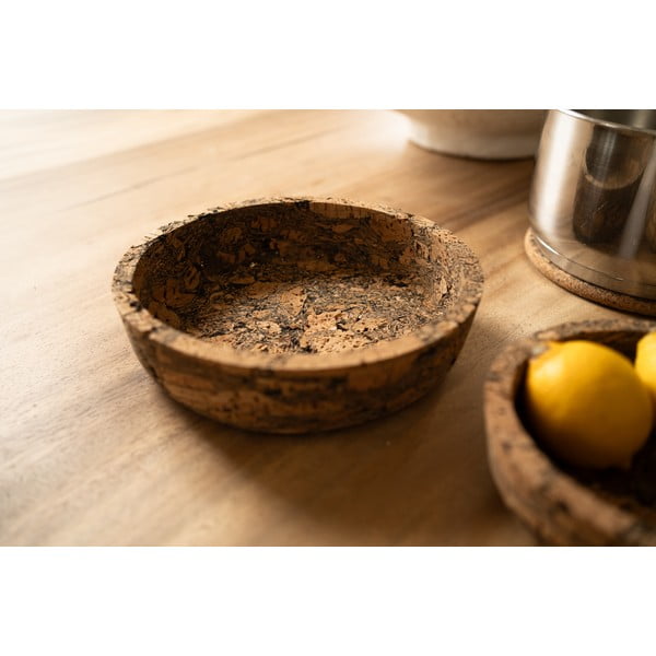 Natúr színű parafa tálka 112,5 ml Querco – ZicZac-image-1