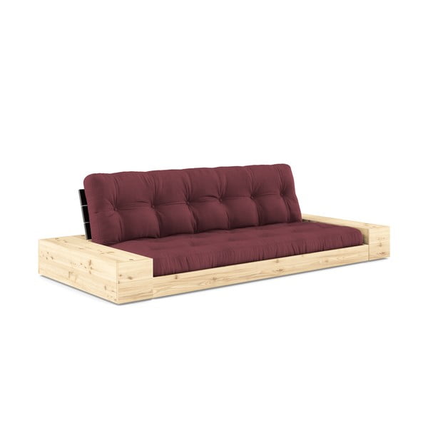 Borvörös kinyitható kanapé 244 cm Base – Karup Design