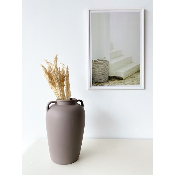 Pottle barnásszürke kerámia váza - Rulina-image-1