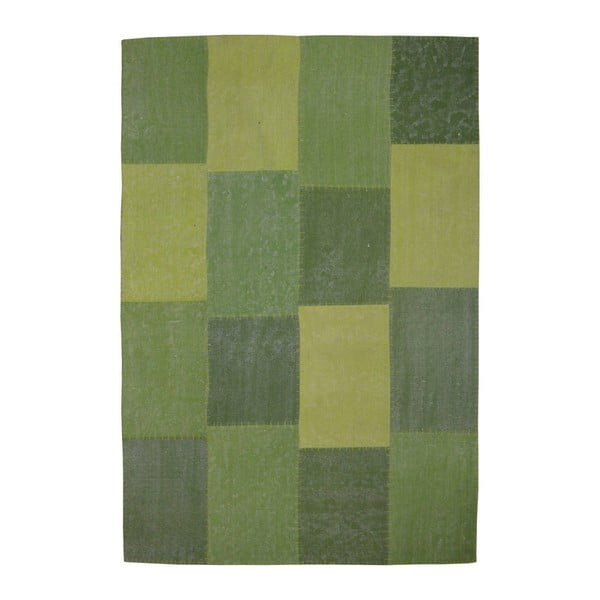 Emotion 222 Multi Grun zöld kézzel szőtt szőnyeg, 120 x 170 cm - Kayoom