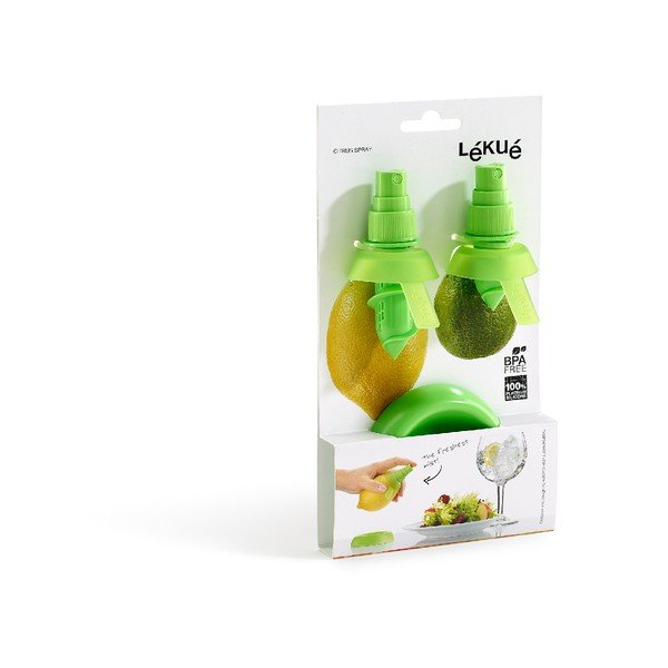 Zöld szilikon citrom spray szórófej, 2 db - Lékué-image-1