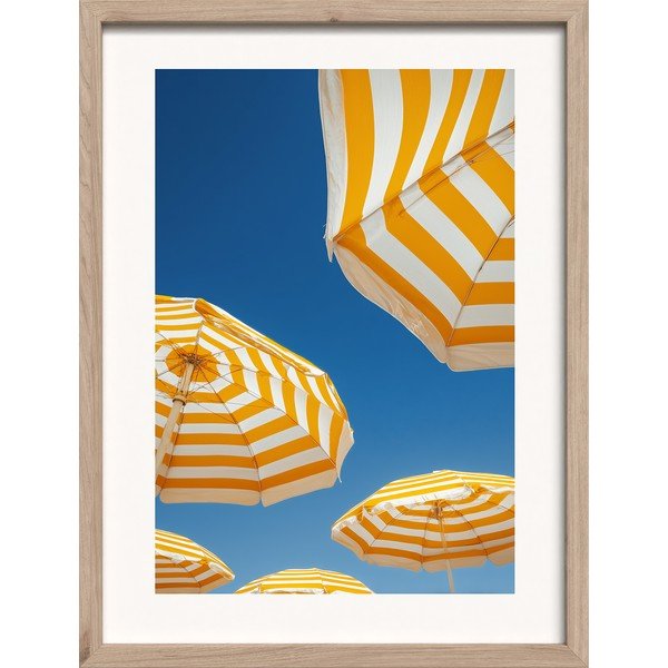 Nyomtatott keretezett kép 30x40 cm Umbrellas  – Styler