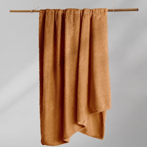 Henry sötét narancssárga mikroszálas takaró, 220 x 240 cm - DecoKing-image-4