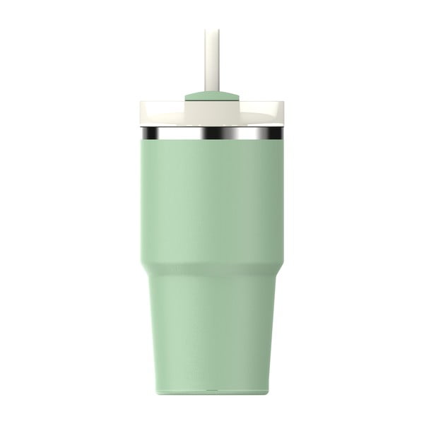 Zsályaszínű rozsdamentes acél termosz szívószállal 600 ml Quencher H2.0 FlowState Tumbler Pistachio – Stanley-image-2