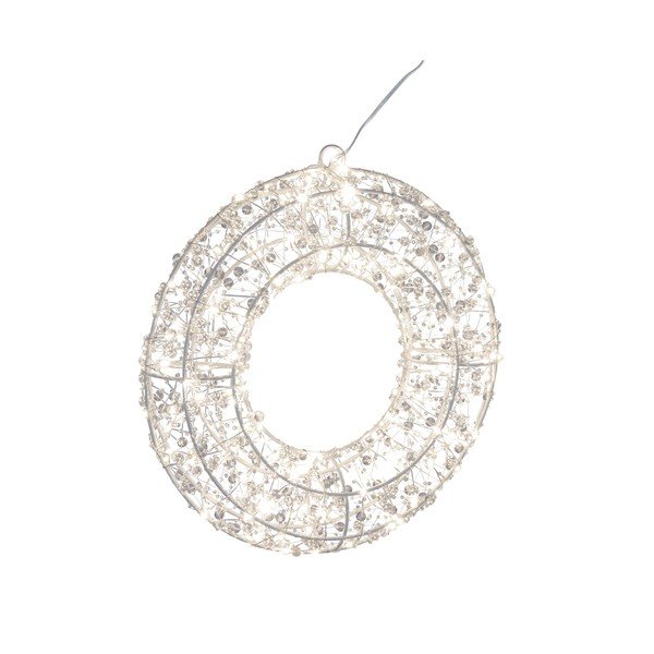 Világító koszorú ø 28 cm Ellary – Bizzotto