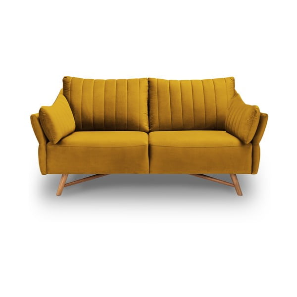 Elysée sárga bársony kanapé, 174 cm - Interieurs 86