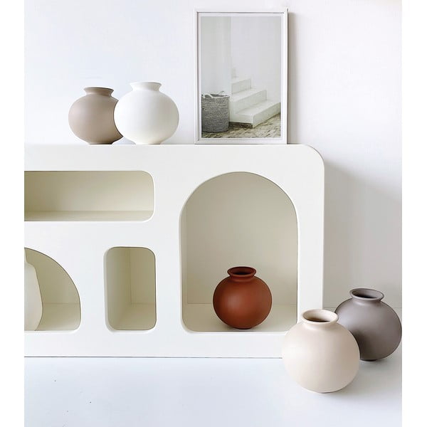 Toppy fehér kerámia váza - Rulina-image-1