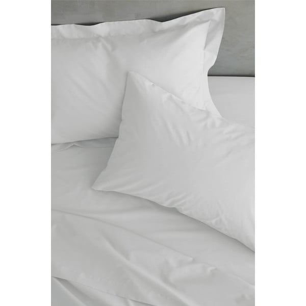 Fehér perkál ágykeret huzat 90x190 cm Easy Iron Percale – Catherine Lansfield-image-2