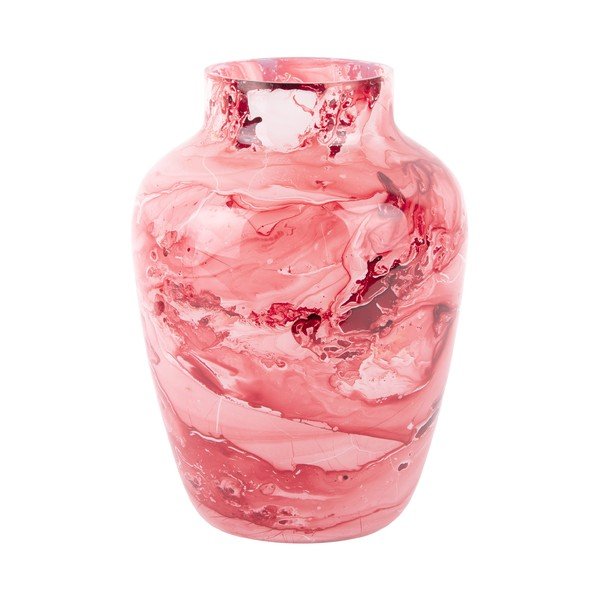 Világospiros üveg váza Blended  – PT LIVING-image-3