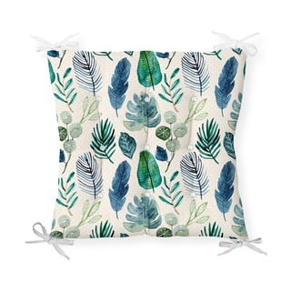 Navy Flower székpárna, 40 x 40 cm - Minimalist Cushion Covers