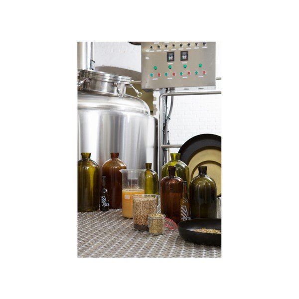 Chemistry sötétzöld üvegváza, magasság 40 cm - BePureHome-image-4