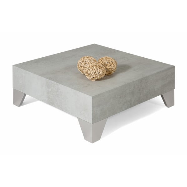 Evolution konzolasztal, betonból készült asztallap, 60 x 60 cm - MobiliFiver