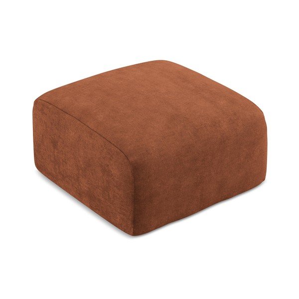 Terrakotta színű zsenília lábtartó Leila – Makamii-image-2