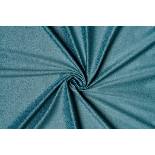 Türkiz bársony függöny 140x260 cm Novara – Mendola Fabrics-image-1
