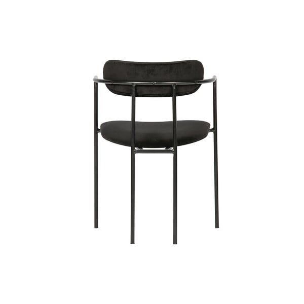 Fekete bársony étkezőszék Ivy – WOOOD-image-4