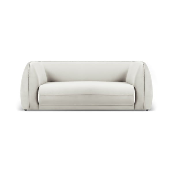 Bézs bársony kanapé 190 cm Lando – Micadoni Home