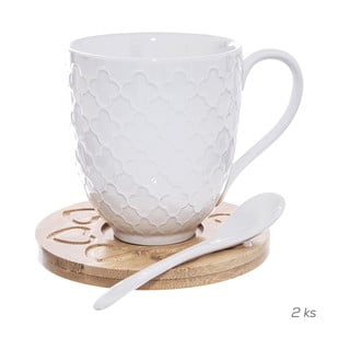 Porcelán bögre szett 2 db-os 370 ml Whiteline – Orion