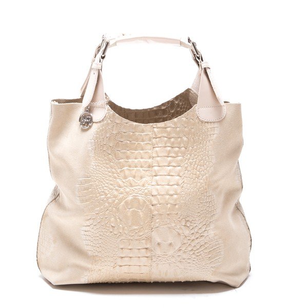 820 Beige bőr kézitáska - Roberta M-image-1