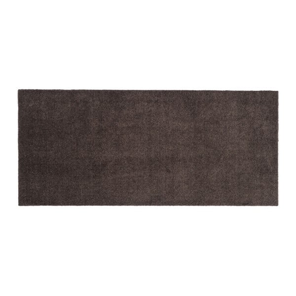 Unicolor sötétbarna lábtörlő, 67 x 150 cm - tica copenhagen