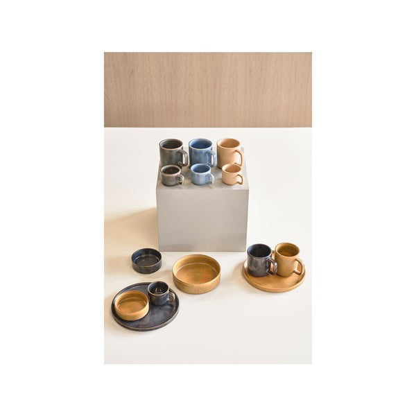 Fekete desszertes tányér szett 2 db-os ø 20,8 cm Fjord - Villa Collection-image-3