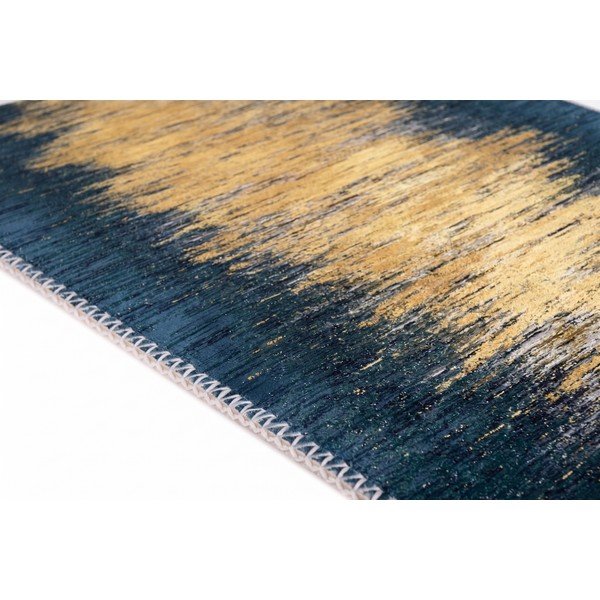 Sárga-sötétkék mosható szőnyeg 50x80 cm Goldie – Vitaus-image-2
