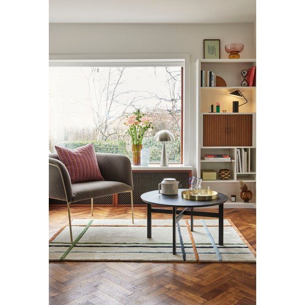 Ester bézs pamutkeverék szőnyeg, 120 x 180 cm - Hübsch-image-1