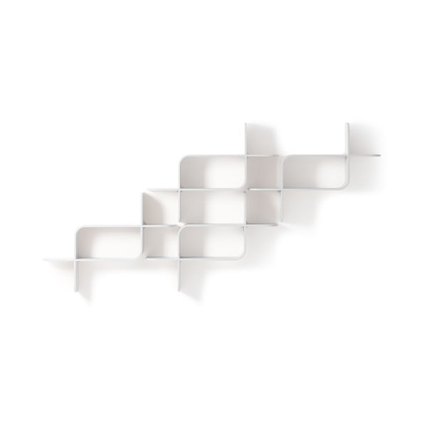 Fehér többszintes kaucsukfa fali polc 62 cm Montage – Umbra-image-2