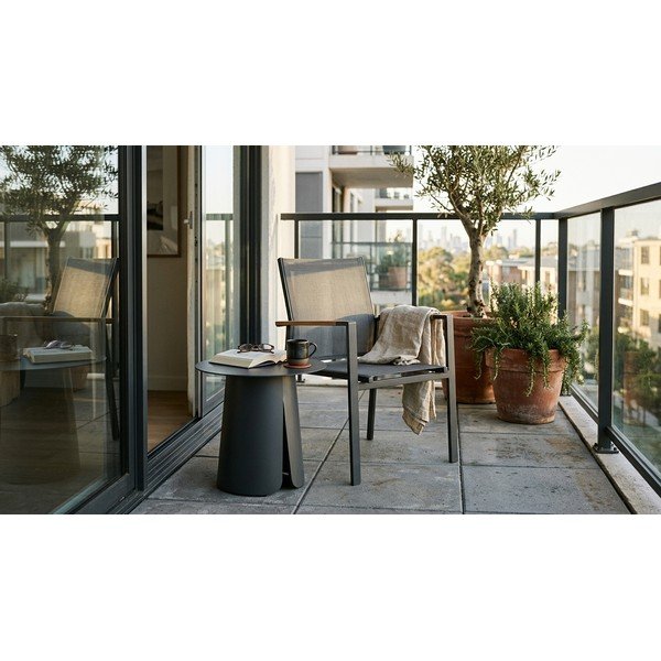 Alumínium kerek kerti kisasztal ø 45 cm Bryan – Bizzotto-image-1