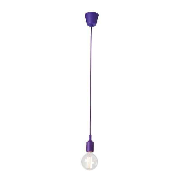 Vintage lila függőlámpa lámpabura nélkül - SULION