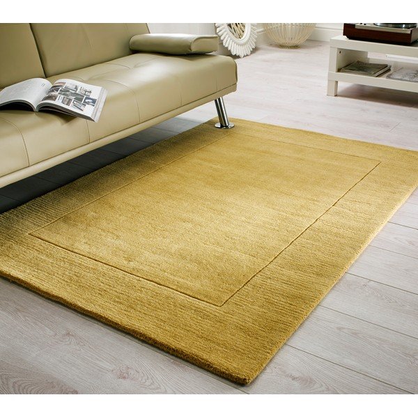 Sárga gyapjú szőnyeg 230x160 cm Tuscany Siena - Flair Rugs-image-1