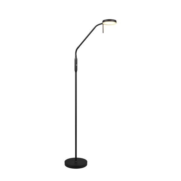 Fekete LED állólámpa (magasság 160 cm) Moreno – Trio