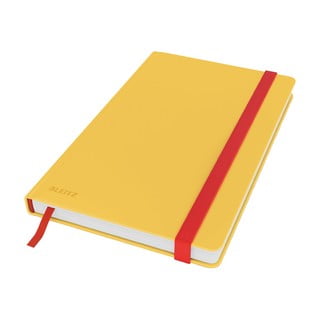 Sárga jegyzetfüzet, puha felületű, 80 lap - Leitz