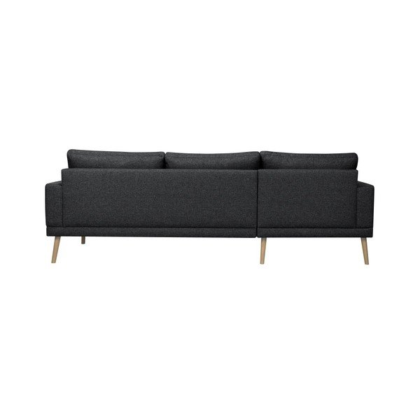 Vega fekete bal oldali sarokkanapé - Windsor & Co Sofas-image-3