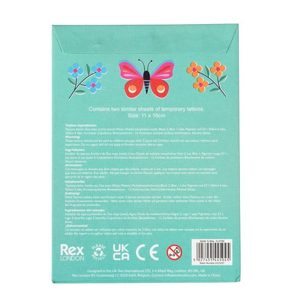 Gyerek tetoválás Floral Flutter – Rex London-image-3