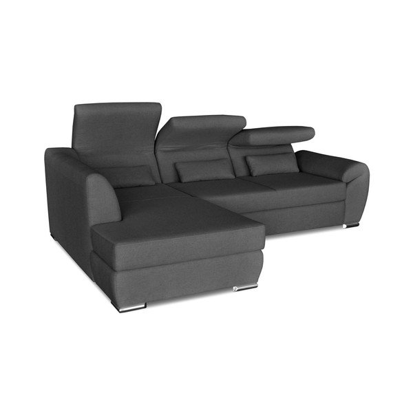 Epsilon sötétszürke kinyitható sarokkanapé, bal oldali kivitel - Windsor & Co. Sofas-image-3