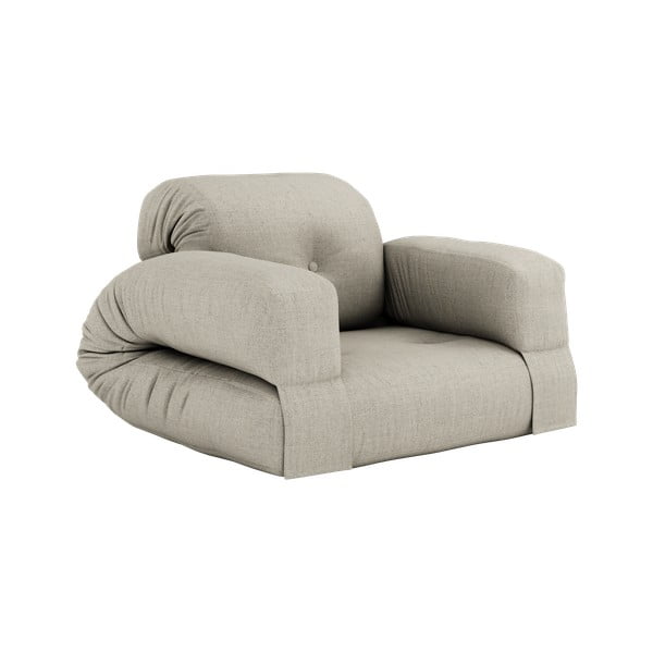 Hippo bézs len fotel - Karup Design